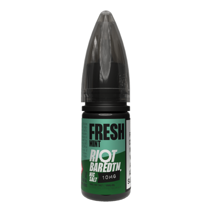 10mg (1%) Riot E-liquid BAR EDTN 10ml Nic Salts fresh mint