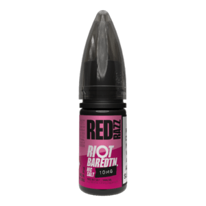 10mg (1%) Riot E-liquid BAR EDTN 10ml Nic Salts red razz