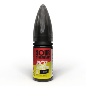 10mg (1%) Riot E-liquid BAR EDTN 10ml Nic Salts sour strawberry