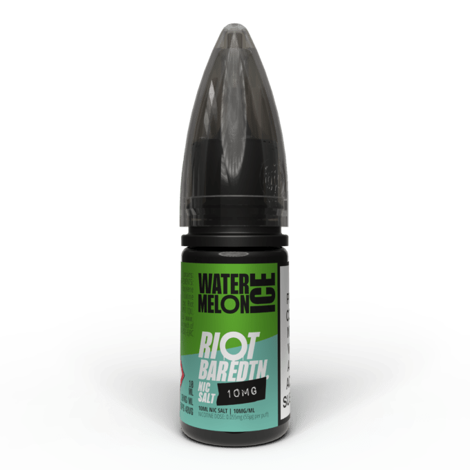 10mg (1%) Riot E-liquid BAR EDTN 10ml Nic Salts watermelon ice