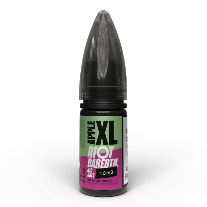 10mg (1%) Riot E-liquid BAR EDTN 10ml Nic Salts apple xl