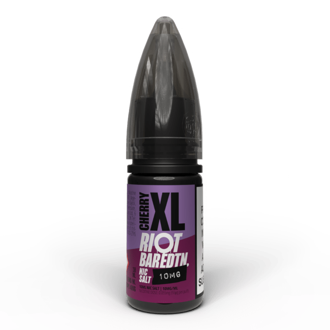 10mg (1%) Riot E-liquid BAR EDTN 10ml Nic Salts cherry xl