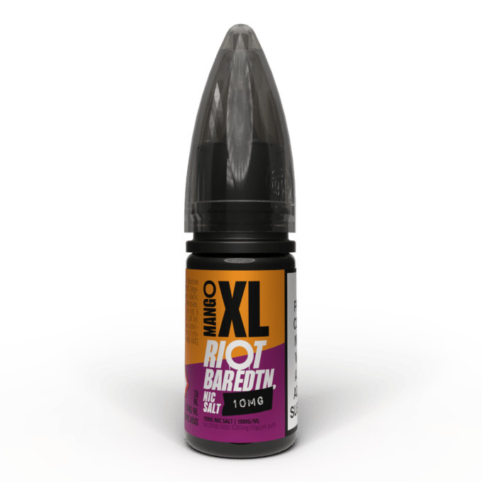 10mg (1%) Riot E-liquid BAR EDTN 10ml Nic Salts mango xl