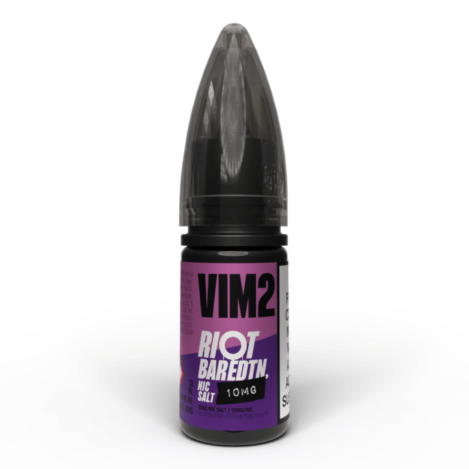 10mg (1%) Riot E-liquid BAR EDTN 10ml Nic Salts vimto