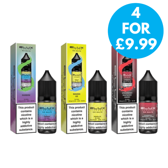 20mg Elux nic salt - 4 for £9.99