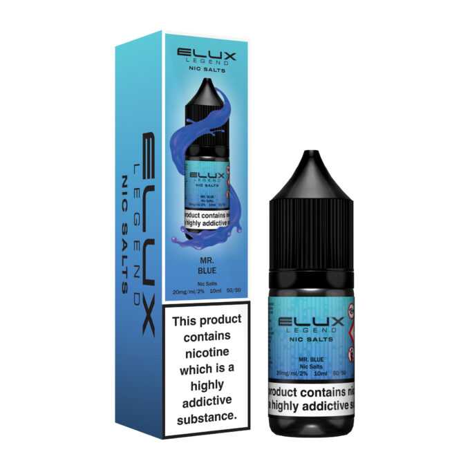 20mg (2%) Elux Legend Nic Salts mr blue