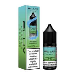 20mg (2%) Elux Legend Nic Salts blueberry bubblegum