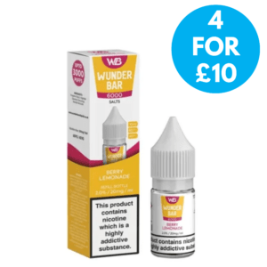 20mg Wunderbar 6000 Salts 10ml Nic Salts (60PG/40VG) 4 for £10