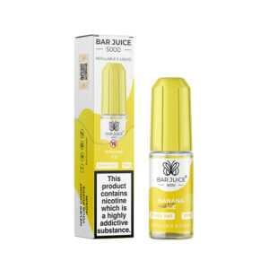 20mg (2%) Bar Juice 5000 10ml Nic Salt banana ice