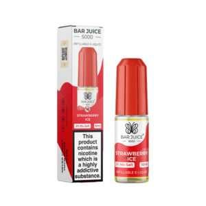 20mg (2%) Bar Juice 5000 10ml Nic Salt strawberry ice