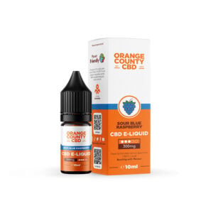 Orange County CBD 300mg Broad Spectrum E-liquid 10ml - Sour Blue Raspberry