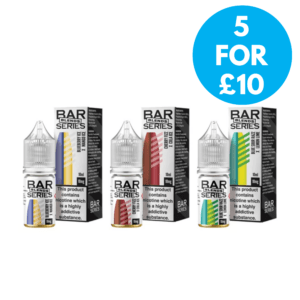 10mg Bar Series Blends Nic Salts - 5 for £10