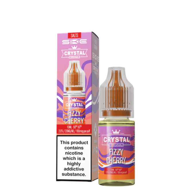 20mg (2%) SKE Crystal 10ml Nic Salts (50VG_50PG) fizzy cherry