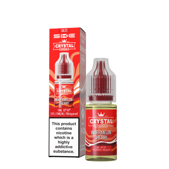 20mg (2%) SKE Crystal 10ml Nic Salts (50VG_50PG) watermelon cherry