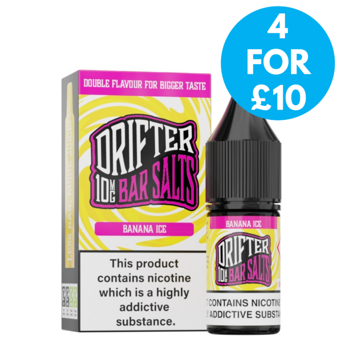 10mg Drifter Bar Salts 10ml Nic Salts