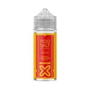 0mg Pod Salt Nexus 100ml Shortfill (70VG/30PG) - Mango Strawberry Peach