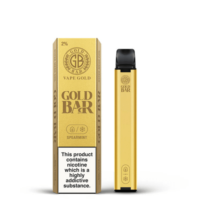20mg (2%) Gold Bar Disposable Vape (2)