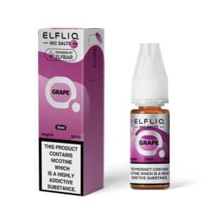 5mg (0.5%) ELFLIQ By Elf Bar 10ml Nic Salt grape
