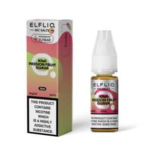 5mg (0.5%) ELFLIQ By Elf Bar 10ml Nic Salt kiwi passion fruit guava