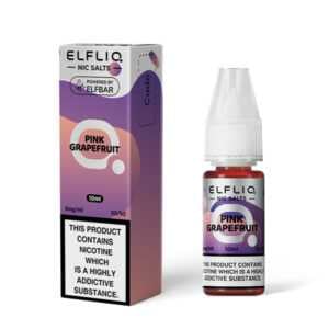 5mg (0.5%) ELFLIQ By Elf Bar 10ml Nic Salt pink grapefruit
