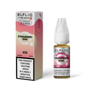 5mg (0.5%) ELFLIQ By Elf Bar 10ml Nic Salt strawberry kiwi