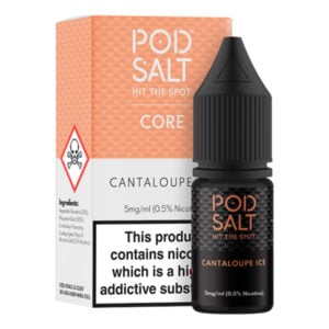 5mg Pod Salt Core 10ml Nic Salt (50VG/50PG) - Cantaloupe Ice