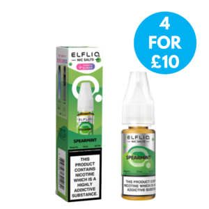 Elf Bar ELFLIQ 5mg (0.5%) Nic Salt E-liquid - 4 For £10