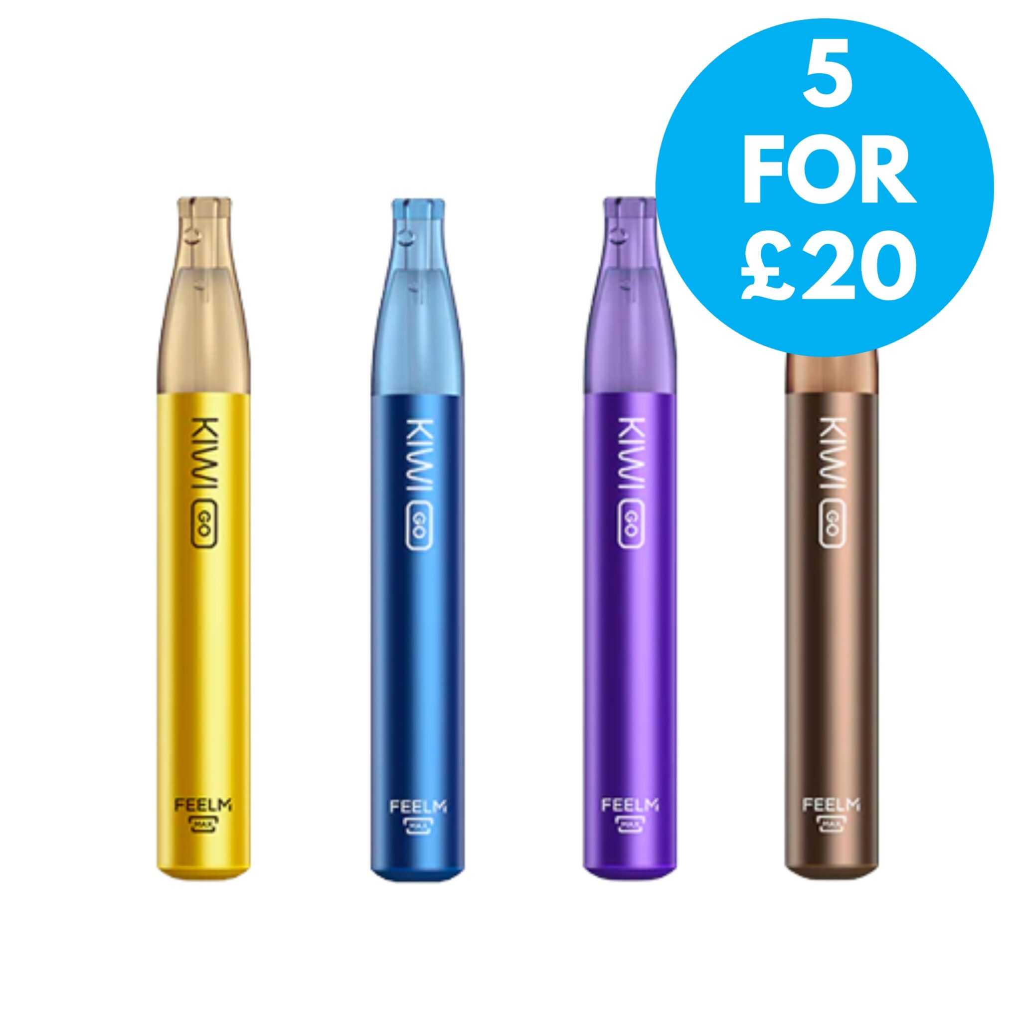 0mg Kiwi Go Disposable Vape 600 Puffs VAPE.CO.UK