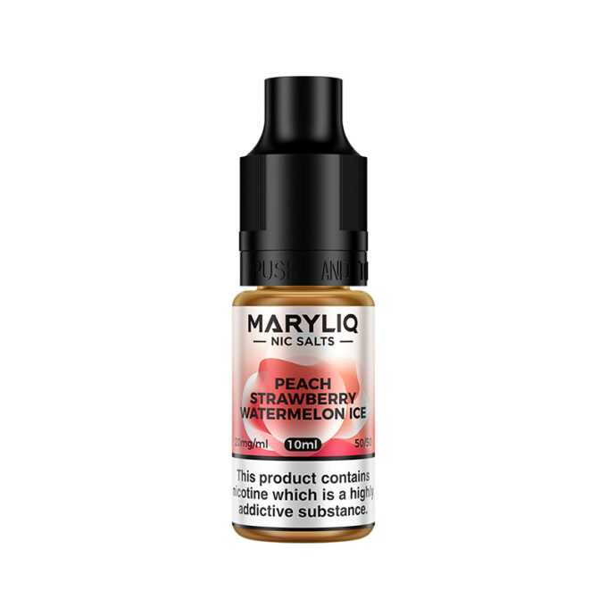 MaryLiq by Lost Mary E-Liquid - 20mg Peach Strawberry Watermelon Ice