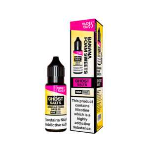 10mg Ghost Salts Nic Salts 10ml - Banana Foam Sweets
