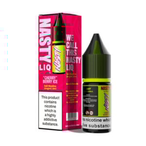 10mg Nastyliq Nic Salts 10ml (50VG/50PG) - Cherry Berry Ice