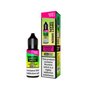 20mg Vapes Bars Ghost Salts Nic Salts 10ml - Sweet Green Grape