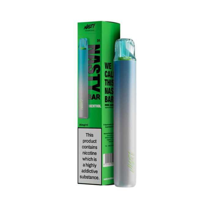 20mg (2%) Nasty Bar DX2 Disposable Vape Kit Menthol