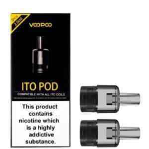 Voopoo ITO Empty Replacement Pods No Coil Included - 2 Pack