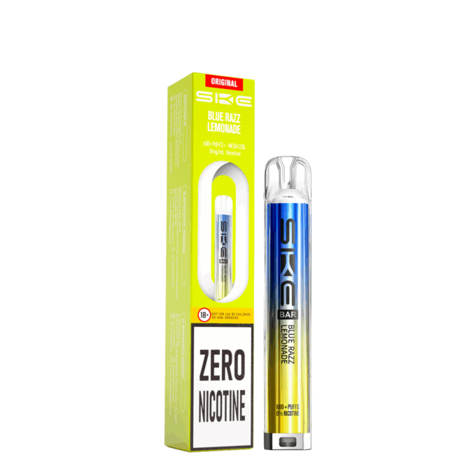 SKE Crystal Bar 600 0mg (0%) Prefilled Vape Kit - Nicotine Free
