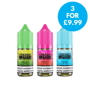 20mg Elux Firerose 5000 Nic salts 10ml (50VG/50PG) 3 FOR £9.99