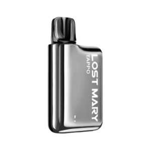 20mg Lost Mary Tappo Pod Vape Kit silver stainless