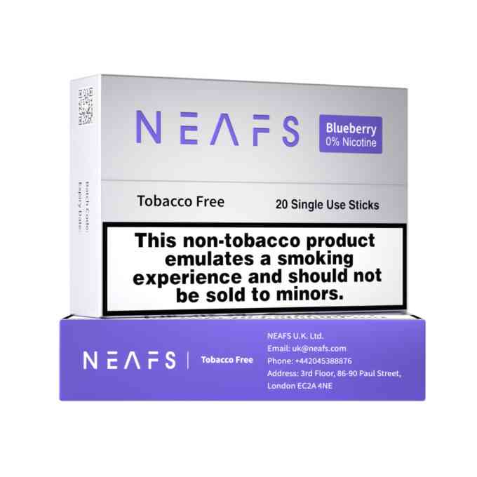 NEAFS 0% Nicotine Sticks - Blueberry