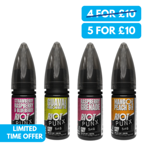 10mg (1%) Riot Squad Punx Nic Salts