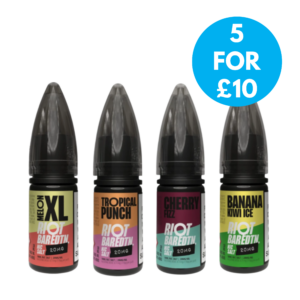 5mg Riot E-liquid BAR EDTN 10ml Nic Salts