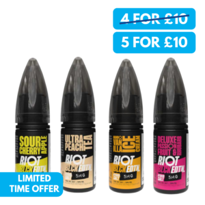 5mg Riot Squad Black V2 Nic Salts