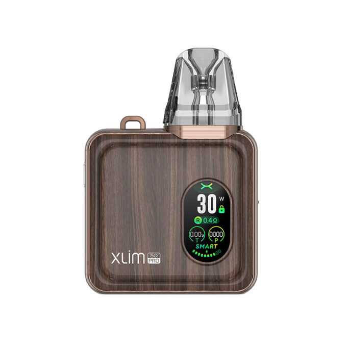 Oxva Xlim SQ Pro 30W Pod Vape Kit bronze wood