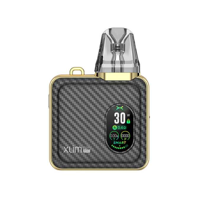 Oxva Xlim SQ Pro 30W Pod Vape Kit gold carbon