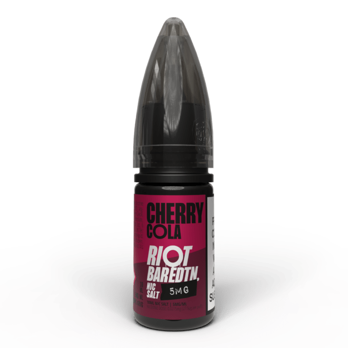 5mg Riot E-liquid BAR EDTN 10ml Nic Salts (50VG/50PG) cherry cola