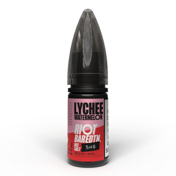 5mg Riot E-liquid BAR EDTN 10ml Nic Salts (50VG/50PG) lychee watermelon