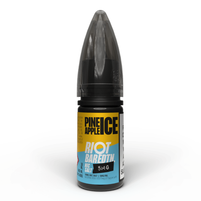 5mg Riot E-liquid BAR EDTN 10ml Nic Salts (50VG/50PG) pineapple ice