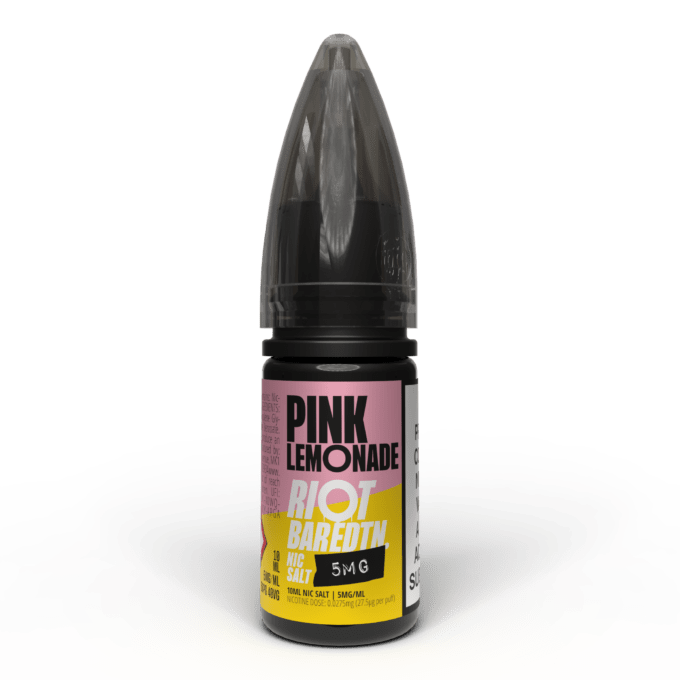 5mg Riot E-liquid BAR EDTN 10ml Nic Salts (50VG/50PG) pink lemonade