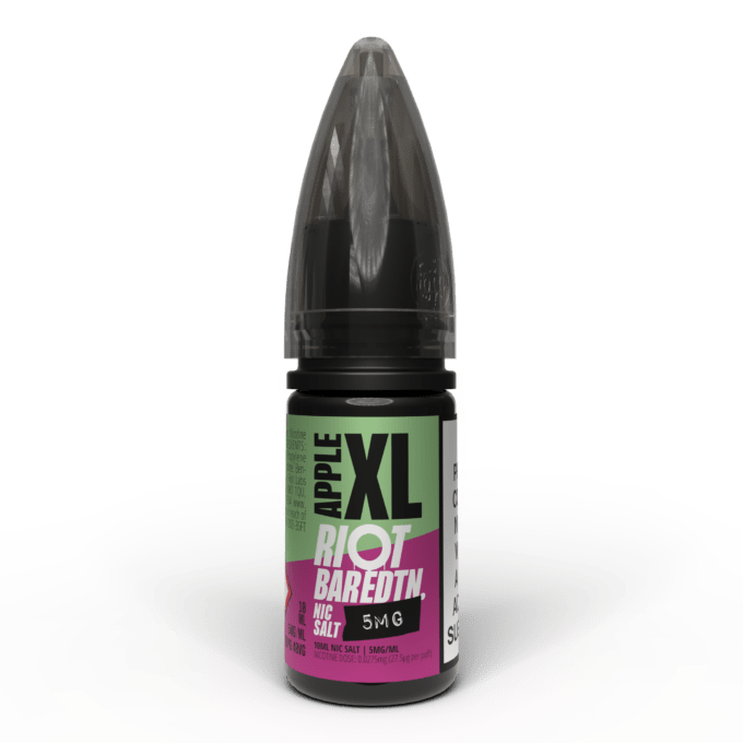 5mg Riot E-liquid BAR EDTN 10ml Nic Salts (50VG/50PG) Apple