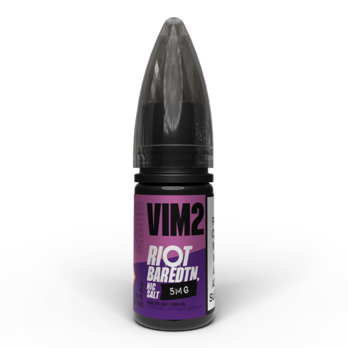 5mg Riot E-liquid BAR EDTN 10ml Nic Salts (50VG/50PG) vimto