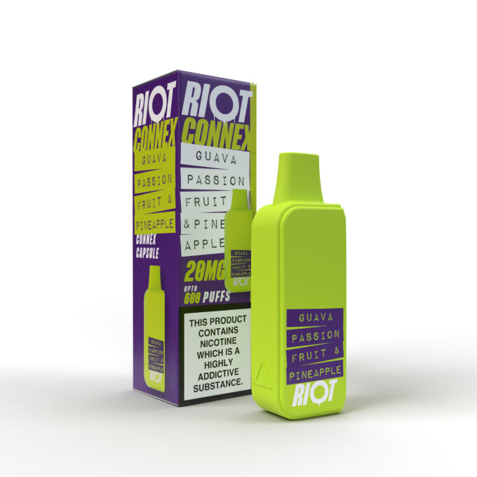 20mg Riot Connex Pod Capsules 600 puffs